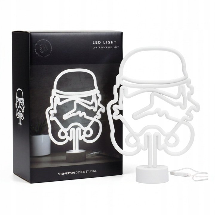 ThumbsUp! - Original Stormtrooper Neon Tube LED Light - Λευκό φωτιστικό LED USB