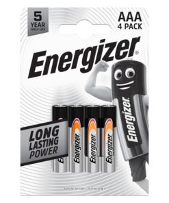 Αλκαλική μπαταρία Εnergizer Everyday Alkaline ΑΑA-LR03, σε blister 4 τεμαχίων. - ENERGIZER EVERYDAY ALKALINE AAA CP4