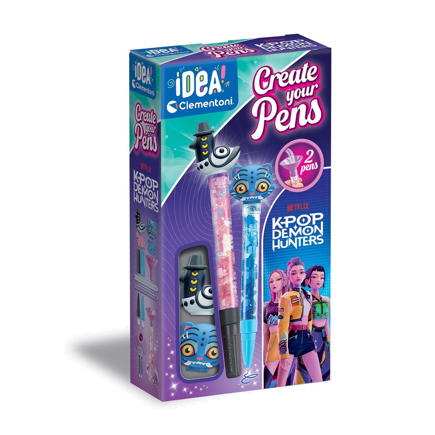 Μαθαίνω & Δημιουργώ Σετ Create your Pens 2τεμ K Pop Demon Hunters Για 6+ Χρονών - Image 3