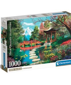 Clementoni Παζλ High Quality Collection Κήπος Φίτζι 1000 τμχ - Compact Box