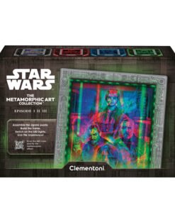 Clementoni Παζλ Star Wars Metamorphic Art με Φωτιζόμενο Εφέ & Κορνίζα – Επεισόδια I–II–III (520 τμχ)