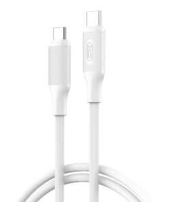 XO - NB-Q265B Καλώδιο Φόρτισης PD USB-C σε USB-C 1,0m 60W - Λευκό