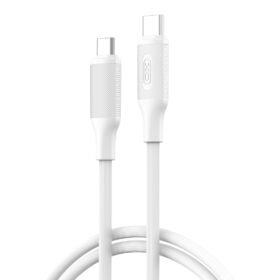 XO - NB-Q265B Καλώδιο Φόρτισης PD USB-C σε USB-C 1,0m 60W - Λευκό