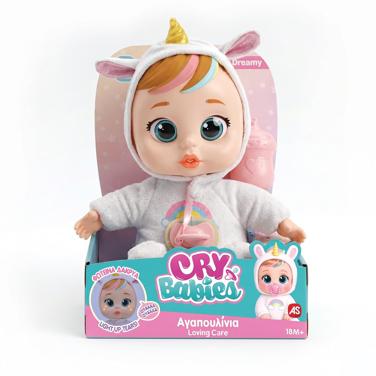 Cry Babies Κλαψουλίνια Real Love - Διαδραστική Κούκλα Κλαίει Με Αληθινά Δάκρυα (assortment) - Image 2