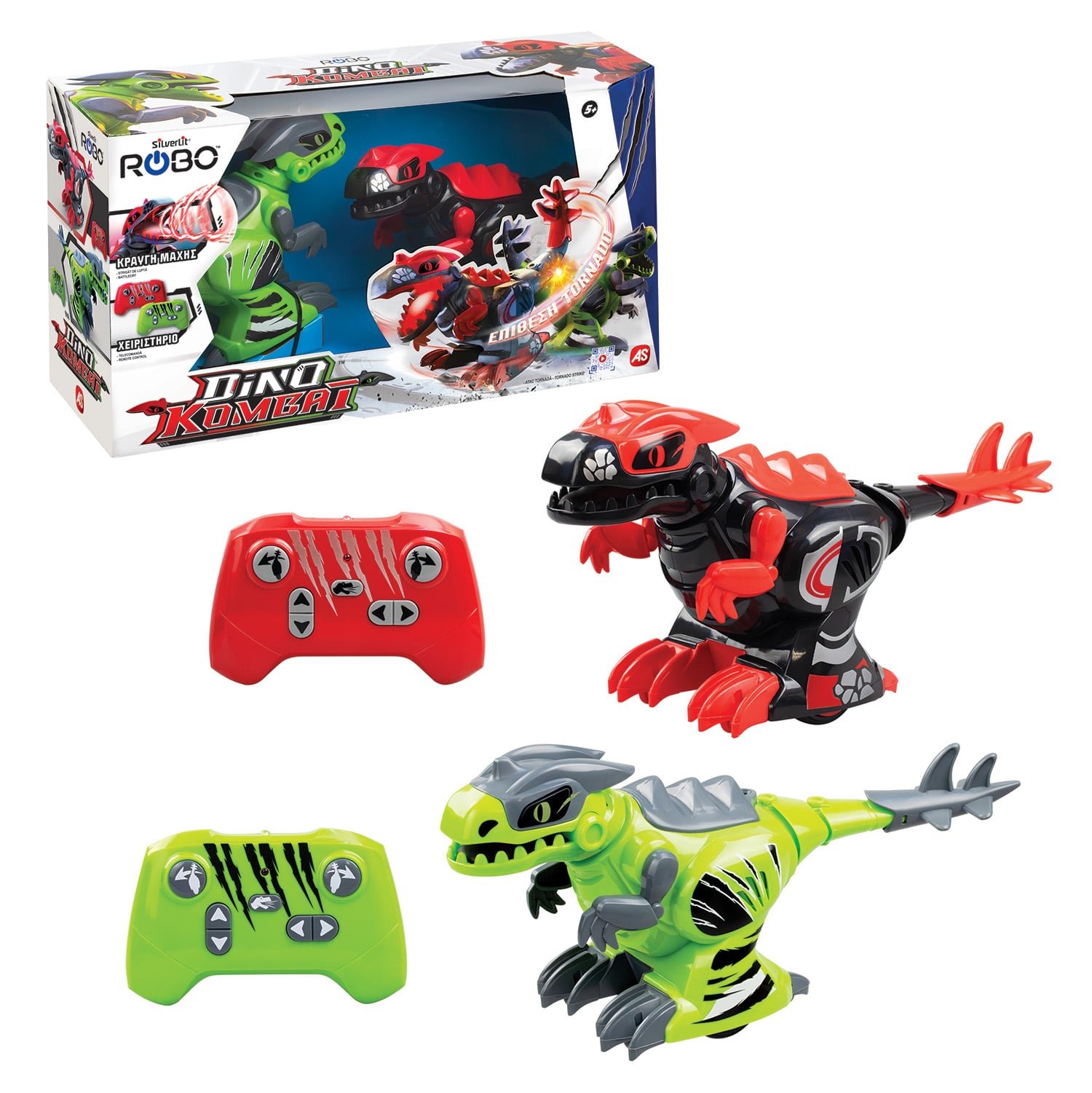 Silverlit Robo Σετ 2 Τηλεκατευθυνόμενα Ρομπότ Dino Kombat - Image 3