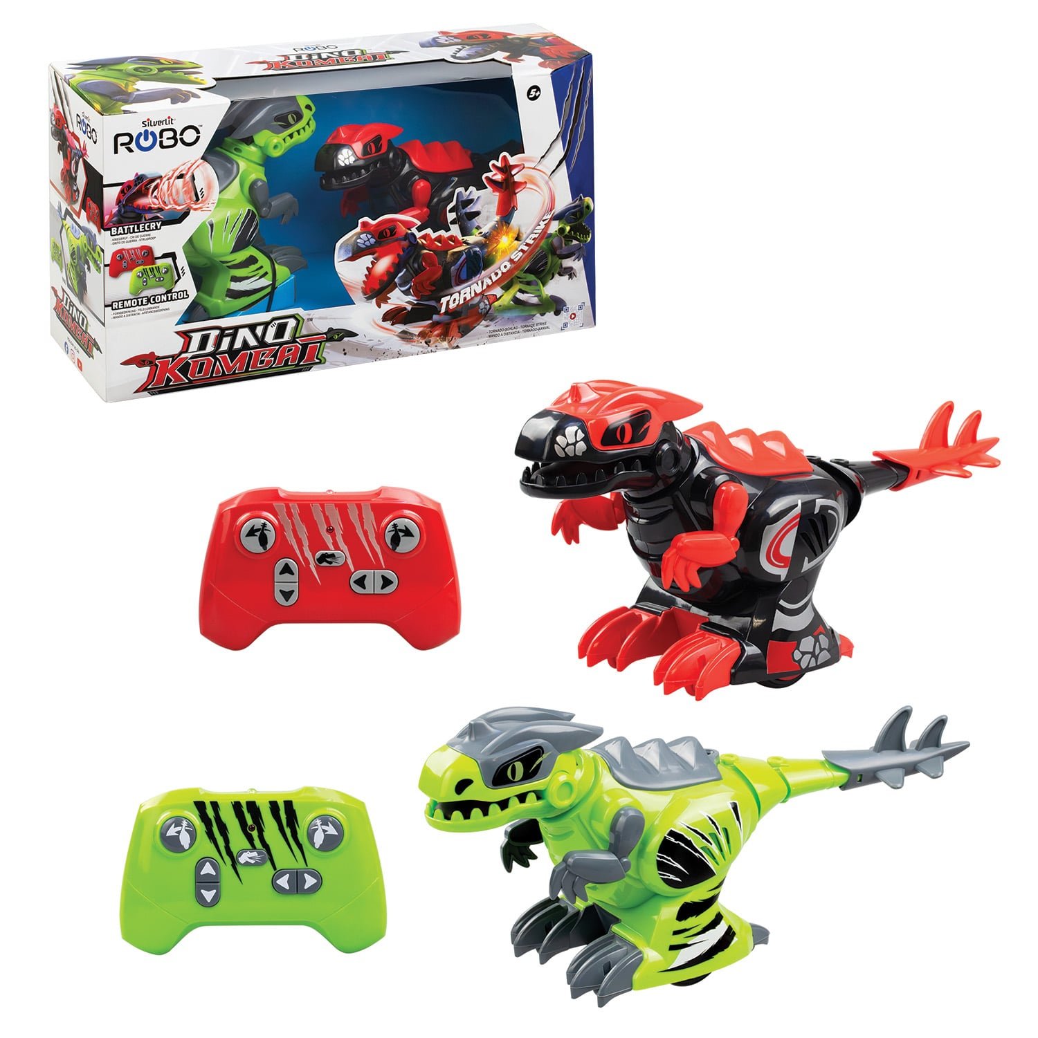 Silverlit Robo Σετ 2 Τηλεκατευθυνόμενα Ρομπότ Dino Kombat - Image 4