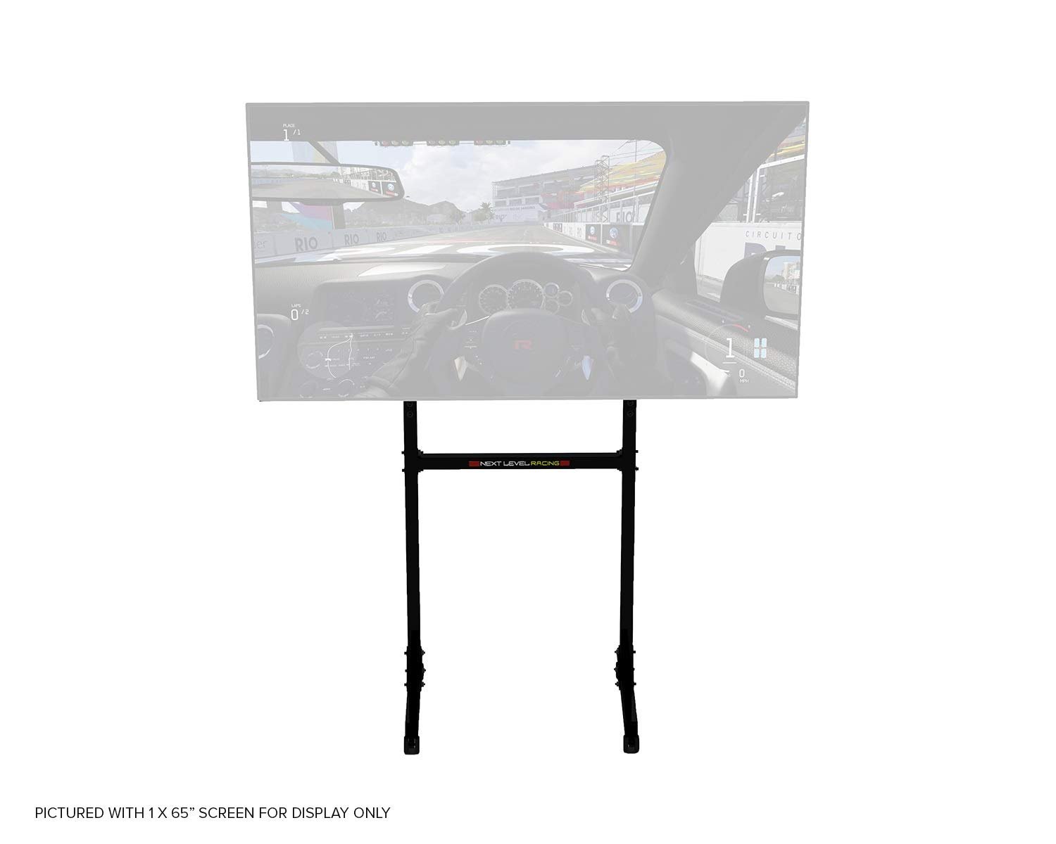 DEMO/OPEN BOX NEXT LEVEL RACING ,FREE STANDING SINGLE MONITOR STAND ( N L R - A 0 1 1) - Image 2