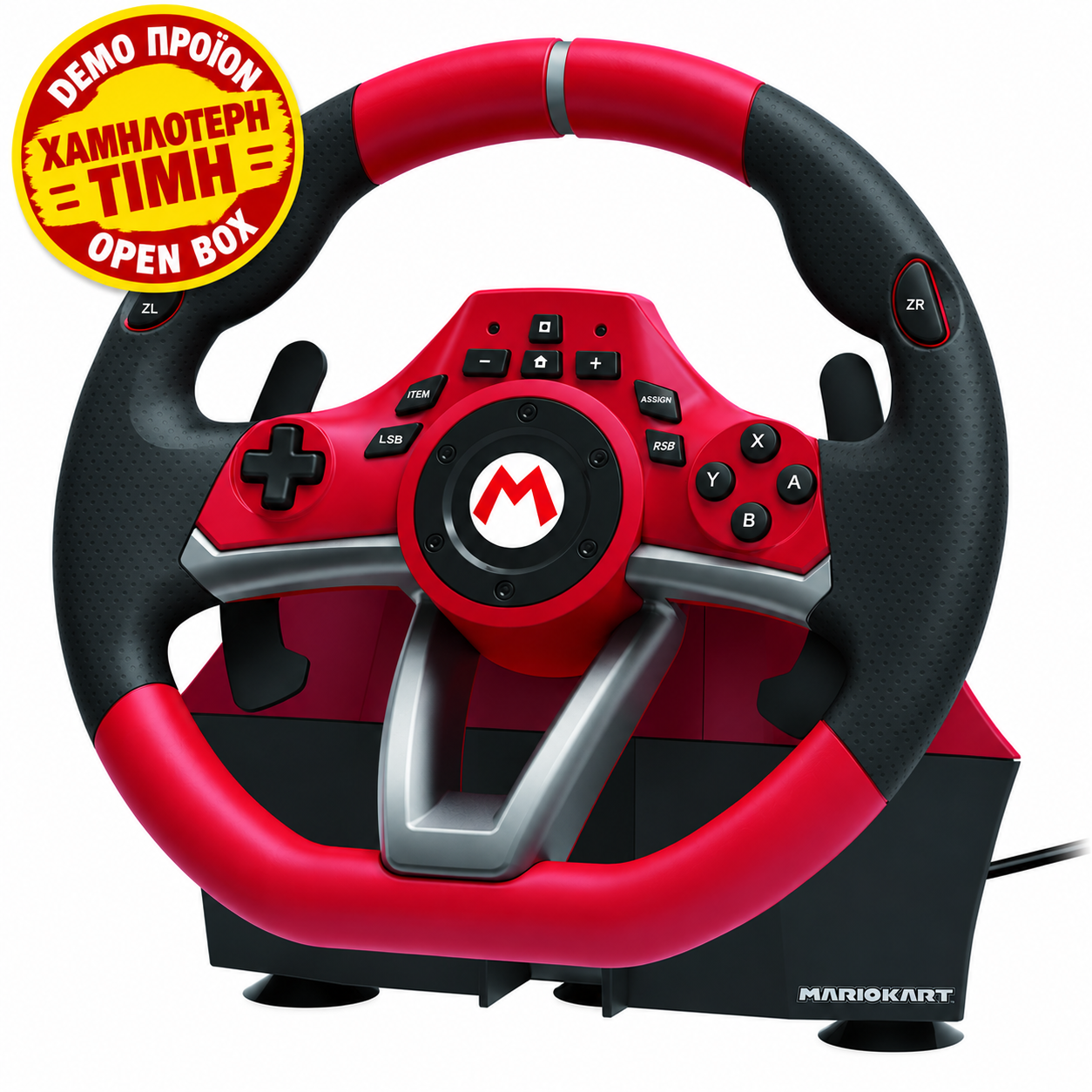 DEMO/OPEN BOX HORI MARIO KART RACING WHEEL PRO DELUXE - FOR NINTENDO SWITCH ( N S W - 2 2 8 U )